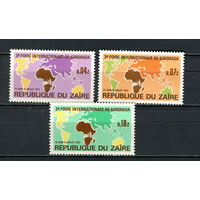 Конго (Заир) - 1973 - 3-ая Международная выставка в Киншасе - [Mi. 479-481] - полная серия - 3 марки. MNH.  (Лот 97EC)-T5P11