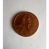 1 цент США 2002 г