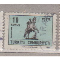Лошади Всадники Фауна Памятник архитектура культура Турция 1968 год  лот 1019