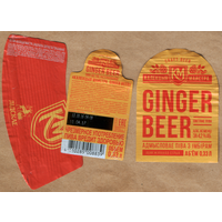 Этикетка пива Ginger beer (Коллекция мастера) Лидский ПЗ 0,33 б/у Т408