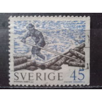 Швеция 1970 Стандарт, плотогон