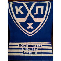 Махровое Полотенце с логотипом "КХЛ" - Размер 140/70 см.