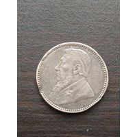 Южно-Африканская Республика (Трансвааль) 6 пенсов 1897г. (нечастая)