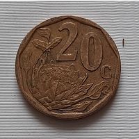 20 центов 2008 г. ЮАР