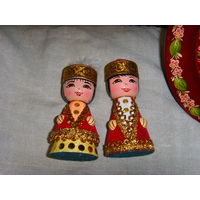 Куклы в национальных костюмах ручной работы периода СССР