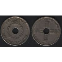 Норвегия km385 1 крона 1925 год (f(alb2