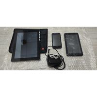Два планшета Prestigio PMP5097CPRO, Digma Optima TS7131MG и смартфон HTC Desire 310