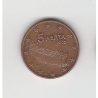 5 евроцентов Греция 2002 Лот 0017