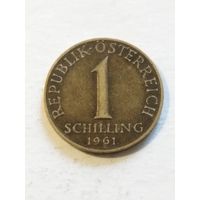 Австрия 1 шиллинг 1961