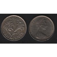 Бермуды _km17 10 центов 1971 год (0(om1(0(4 ТОРГ
