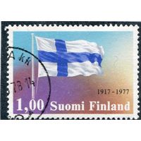 Финляндия. 60 лет независимомти. Флаг