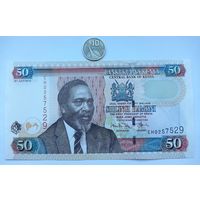 Werty71 Кения 50 шиллингов 2010 UNC банкнота