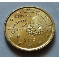 10 евроцентов, Испания 2003 г.