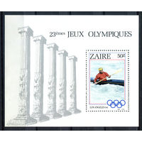 Конго (Заир) - 1984г. - Летние Олимпийские игры - полная серия, MNH [Mi bl. 49] - 1 блок