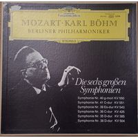 Mozart - Karl Bohm / Berliner Philharmoniker – Die Sechs Grossen Symphonien 32/35/36/39/40/41 (3LP)