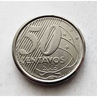 Бразилия 50 сентаво, 2005