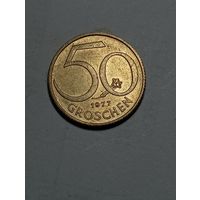 Австрия 50 грошей 1977 года .