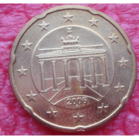 Германия 20 евроцентов 2006 "A"