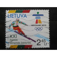 Литва 2010 Олимпиада в Ванкувере Михель-1,9 евро гаш