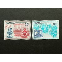 Руанда 1976. 100-летие телефона