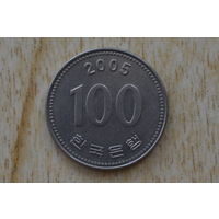 Южная Корея 100 вон 2005