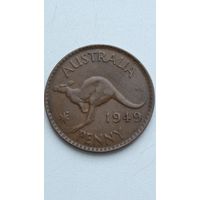 Австралия.1 пенни 1949 года.