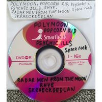 DVD MP3 дискография POLYMOON, POPCORN KID, PSYCHIC ILLS, RHYE, RADAR MEN FROM THE MOON, SKRAECKOEDLAN (Psychedelic/ space rock, spacesynth) - 1 DVD