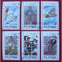 Филиппины. Спорт. ( 6 марок ) 1984 года.