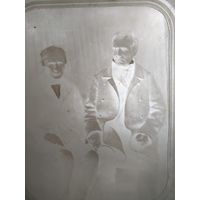 Старинный негатив фотопластина с изображением профессора Виленского университета 1820-х годов,Льва Боровского,учителя Адама Мицкевича. 1933 год.