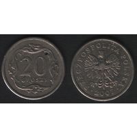 Польша y280 20 грош 2007 год (mw) (f0