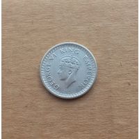 Британская Индия, полрупии 1942 г., серебро 0.500, Георг VI (1936-1952)