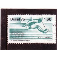 Бразилия.Ми-1517. Тройной прыжок. Мировой рекорд - Панамериканские игры в Мексике. 1975.