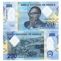 Ангола 200 кванза 2020 год UNC   (полимер)
