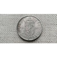 Великобритания 1 шиллинг 1956/Шотландский герб - атакующий лев внутри коронованного щита