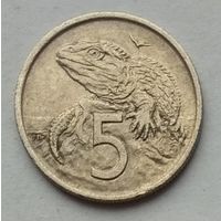 Новая Зеландия 5 центов 1975 г.