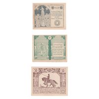 Австрия Санкт-Панталеон комплект из 3 нотгельдов 1920 года. Состояние UNC!