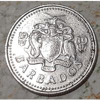 Барбадос 10 центов, 1989 (7-3-74)