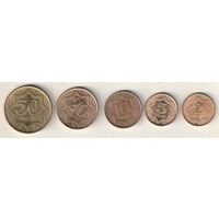 Казахстан набор 5 монет 1993
