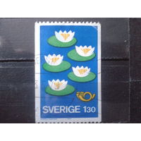 Швеция 1977 Водные цветы, концевая совм. выпуск 5-ти северных стран