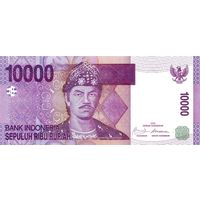 Индонезия 10000 рупий образца 2009 года UNC p143e