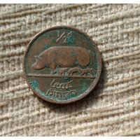 Werty71 Ирландия 1/2 пенни 1941 Свинья с поросятами арфа