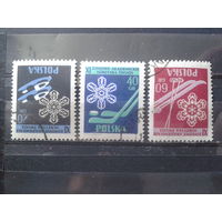 Польша 1956 Зимние игры студентов ,полная сер, Михель 8,5 евро