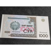 Узбекистан 1000 сум 2001  Unc