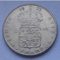Швеция 1 крона, 1973 (1-3-45)