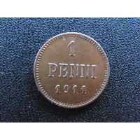 Россия для Финляндии, 1 пенни 1911 года.