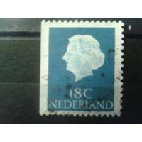 Нидерланды 1965 Королева Юлиана 18с марка из буклета