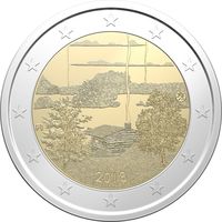 2 Евро Финляндия 2018 Финская сауна UNC из ролла