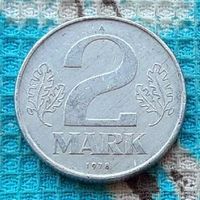 Германия (ГДР) 2 марки 1978 года. Монетный двор А. Новогодняя ликвидация!