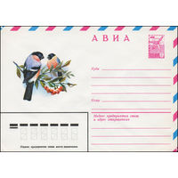 Художественный маркированный конверт СССР N 13585 (14.06.1979) АВИА  [Снегири]