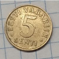 Эстония 5 центов 1991г. km21